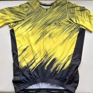 Men’s gradient Swirl Black/Yellow cycling